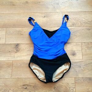 Vintage Carol Wior slimsuit swimsuit one piece sz 10